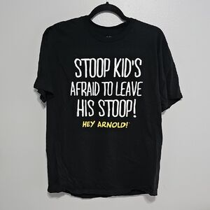Hey Arnold! Black L Tshirt